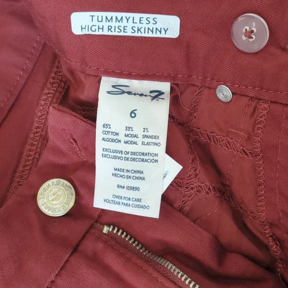 SEVEN7 HIGH RISE SKINNY JEAN - Picture 3 of 4